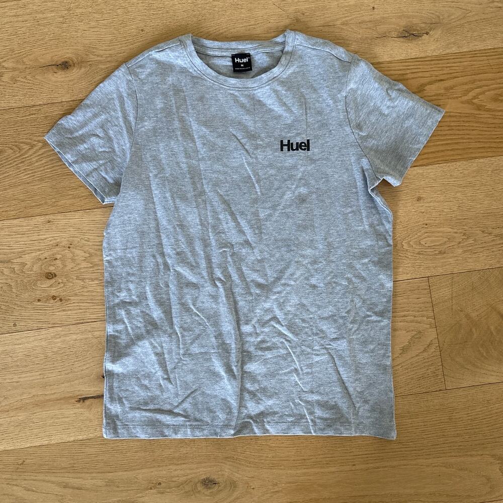 Huel - Logo Crew Neck Short Sleeve Tee in Gray